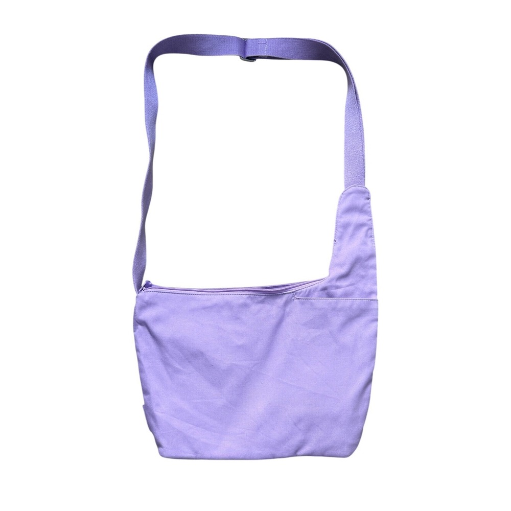 Vera Bradley Purple‎ Lavender Petal Recycled Cotton Sling Bag Preppy Southern